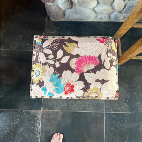 Floral Patterned Bar Stools - Picture 2 of 3